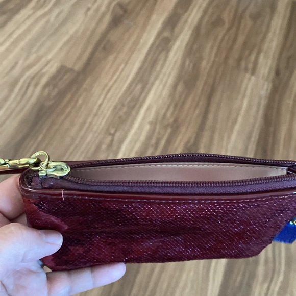 Coach Red Sequins Wrislet/Wallet - pre owned - Picture 13 of 13
